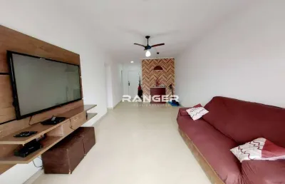Apartamento 2 dormitórios, 1 suíte, 1 vaga demarcada à venda,  - embaré - santos/sp