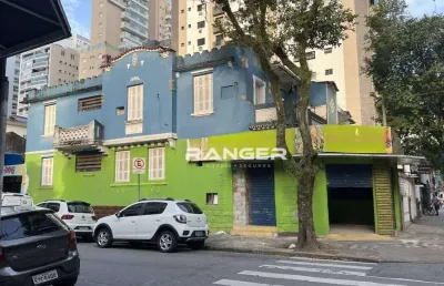 Casa comercial para alugar na Rua Euclides da Cunha, 255, Pompéia, Santos