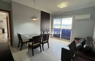 Apartamento mobiliado com lazer, 1 suíte, 1 vaga à venda - gonzaga - santos/sp