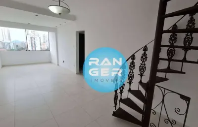 Cobertura com 3 dormitórios, 174 m² - venda por r$ 799.000,00 ou aluguel por r$ 8.546,00/mês - ponta da praia - santos/sp