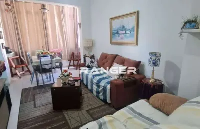 Apartamento com 2 dormitórios à venda, 80 m² por r$ 460.000,00 - marapé - santos/sp