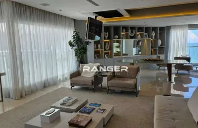 Cobertura triplex no gonzaga com vista para o mar porteira fechada