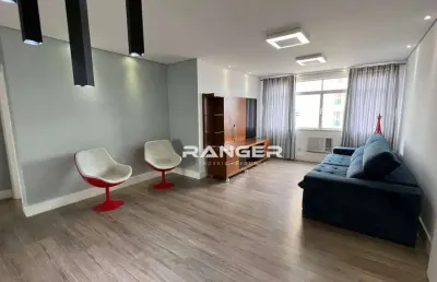 Apartamento com 3 dormitórios para alugar, 136 m² por r$ 7.200,00/mês - pompéia - santos/sp