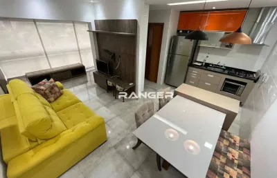 Apartamento mobiliado 1 dormitório em santos boqueirão