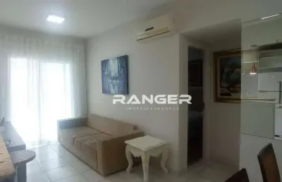 Apartamento com 1 dormitório para alugar, 54 m² por r$ 5.500,00/mês - gonzaga - santos/sp