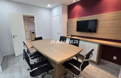 Sala comercial com 5 salas para alugar na Avenida Senador Feijó, 686, Vila Mathias, Santos