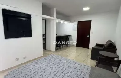 Apartamento com 1 dormitório à venda, 36 m² por r$ 280.000,00 - centro - são vicente/sp