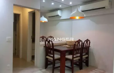 Apartamento com 2 dormitórios para alugar, 63 m² por r$ 3.800,00/mês - marapé - santos/sp