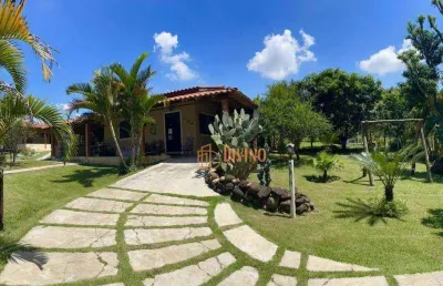 Chácara com 5 dormitórios à venda, 1075 m² por r$ 640.000,00 - jardim nogueira - araçoiaba da serra/sp