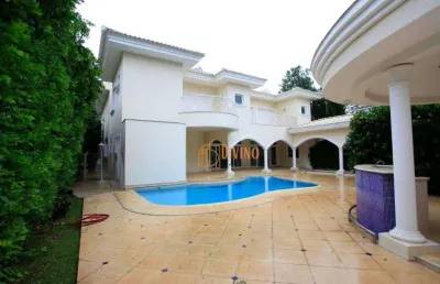Casa com 4 dormitórios à venda, 544 m² por r$ 5.900.000,00 - lago azul - araçoiaba da serra/sp