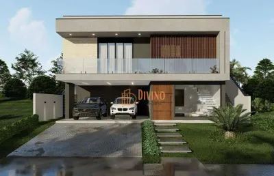 Casa de luxo à venda no condomínio alphaville nova esplanada 3