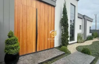 Casa com 3 dormitórios à venda, 180 m² por r$ 1.900.000,00 - bosque da mata - tijucas/sc