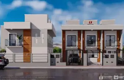 Sobrado com 2 dormitórios à venda, 69 m² por r$ 403.000,00 - areais  - tijucas/sc