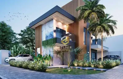 Sobrado com 4 dormitórios à venda, 210 m² por r$ 1.600.000,00 - bosque da mata - tijucas/sc