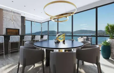 Apartamento com 3 dormitórios à venda, 137 m² por r$ 2.500.000,00 - perequê - porto belo/sc