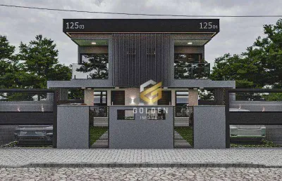 Sobrado com 3 dormitórios à venda, 134 m² por r$ 1.100.000,00 - zimbros - bombinhas/sc