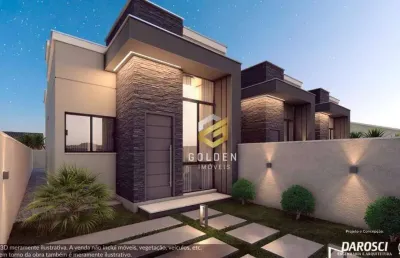 Casa com 2 dormitórios à venda, 54 m² por r$ 449.000,00 - joaia loteamento flora e flora - tijucas/sc
