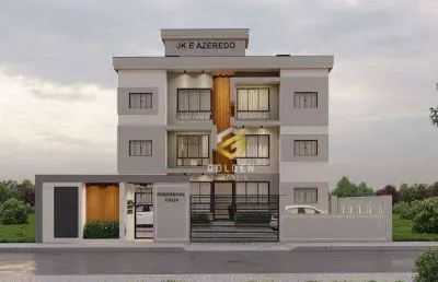 Apartamento com 2 dormitórios à venda, 55 m² por r$ 294.500,00 - vila das palmeiras  - tijucas/sc