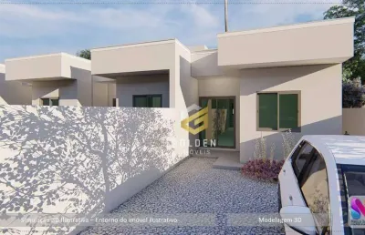 Casa com 2 dormitórios à venda, 60 m² por r$ 280.000,00 - nova descoberta - tijucas/sc