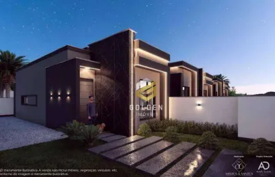 Casa com 2 dormitórios à venda, 58 m² por r$ 384.900,00 - dom geraldo - tijucas/sc