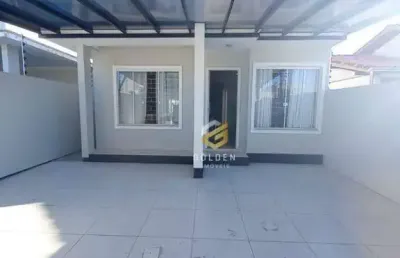 Casa com 2 dormitórios à venda, 70 m² por r$ 580.000,00 - mata atlântica - tijucas/sc