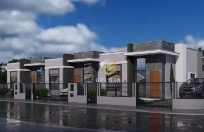 Casa com 2 dormitórios à venda, 55 m² por r$ 428.000,00 - mata atlântica - tijucas/sc