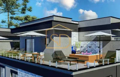 Maravilhoso sobrado triplex com 3 quartos 1 suíte, varanda e jazuzzi, 150m², à venda em curitiba, cajuru
