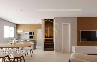 Sobrado à venda, no brisas de são gabriel ii,  em são josé dos pinhais, cruzeiro, com 3 quartos, 117m²