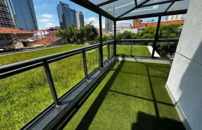 Apartamento com 1 quarto para alugar na rua américo brasiliense, 2224, chácara santo antônio, são paulo por r$ 6.200