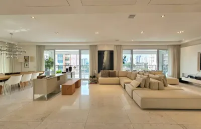 Apartamento com 4 quartos à venda na avenida açocê, 562, indianópolis, são paulo por r$ 10.800.000