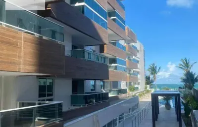 Apartamento pé na areia com 2 dormitórios à venda, 71 m² por r$ 934.500 - ponta de campina - cabedelo/pb