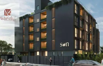 Apartamento beira mar com 2 dormitórios à venda, 68 m² por r$ 880.000 - intermares - cabedelo/pb