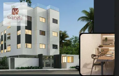 Apartamento com 2 dormitórios à venda, 63 m² por r$ 394.000 - poço - cabedelo/pb
