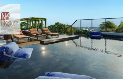 Flat com 1 dormitório à venda, 18 m² por r$ 415.635 - cabo branco - joão pessoa/pb