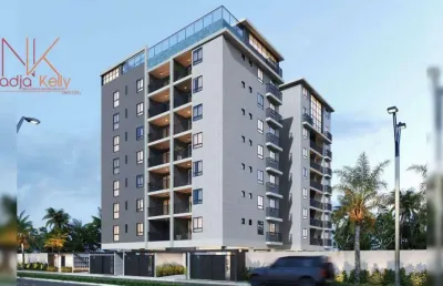 Apartamento de 50m² com 2 quartos, a 3mnts. do mar a venda por r$ 314.942 - loteamento bela vista - cabedelo/pb