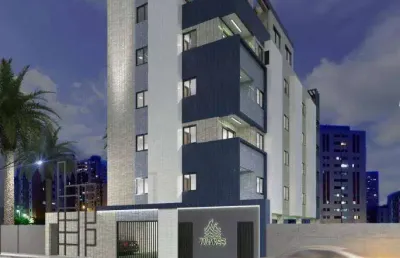 Flat com 1 dormitório à venda, 24 m² por r$ 247.200,00 - intermares - cabedelo/pb