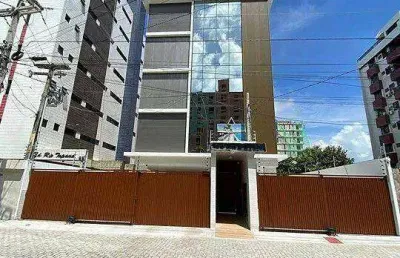 Cobertura de 138m² com 3 quartos a poucos metros da praia a venda por r$ 998.000 - ponta de campina - cabedelo/pb