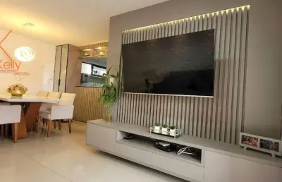 Apartamento com 3 dormitórios à venda, 100 m² por r$ 890.000,00 - jardim oceania - joão pessoa/pb