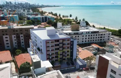 Flat com 1 dormitório à venda, 37 m² por r$ 489.000 - cabo branco - joão pessoa/pb