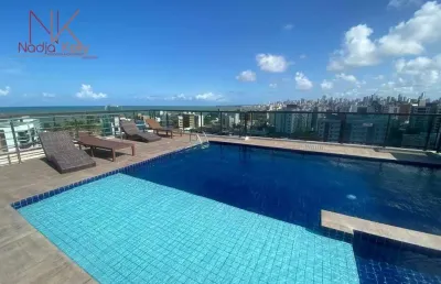 Apartamento com 2 dormitórios para alugar, 65 m² por r$ 4.100,00/mês - jardim oceania - joão pessoa/pb