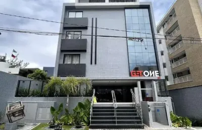 Flat com 1 dormitório à venda, 17 m² por r$ 495.000,00 - jardim oceania - joão pessoa/pb