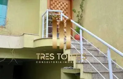 Casa com 3 quartos à venda na rua dom silvério pimenta, vila scarpelli, santo andré, 217 m2 por r$ 1.000.000