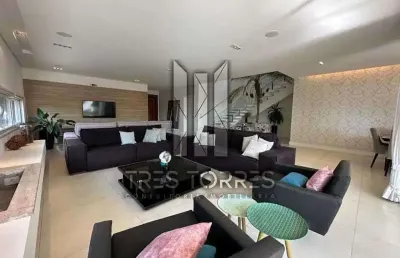 Casa em condomínio fechado com 5 quartos para alugar na avenida gêmini, alphaville, santana de parnaíba, 450 m2 por r$ 29.000