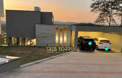 Casa em condomínio fechado com 3 quartos à venda na rua monza, jardim imperial hills iii, arujá, 460 m2 por r$ 4.800.000