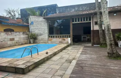 Casa para venda em bertioga, boraceia, 4 dormitórios, 2 suítes, 4 banheiros, 5 vagas