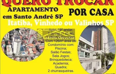 Apartamento para venda em santo andré, parque das nações, 3 dormitórios, 1 suíte, 2 banheiros, 3 vagas
