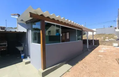 Casa para locação em valinhos, 2 dorms, 2 vagas, churrasqueira - r$ 2.400,00 bairro jd. eliza