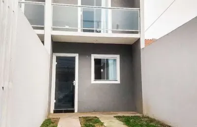 Casa com 2 quartos à venda na rua joão bertoldi, campo de santana, curitiba, 60 m2 por r$ 255.000
