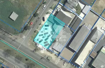 Terreno comercial à venda na avenida marechal mascarenhas de moraes, atuba, curitiba, 534 m2 por r$ 950.000