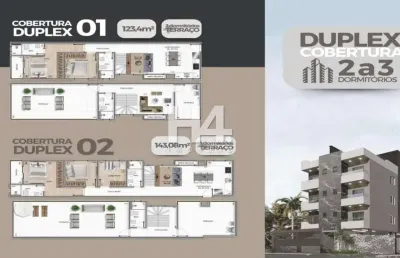 Apartamento com 2 quartos à venda na rua das guianas, centro, pinhais, 61 m2 por r$ 390.000
